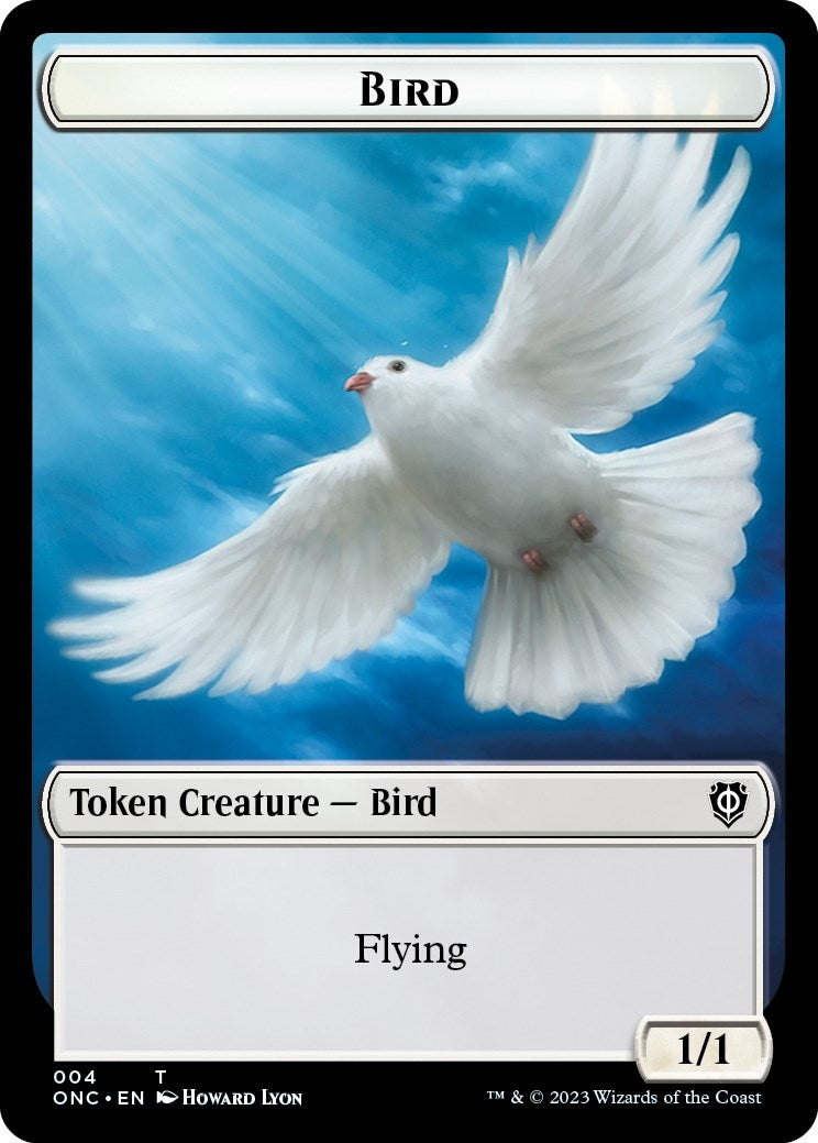 Image for Bird // Cat Double-Sided Token (Commander: Phyrexia: All Will Be One) (4 // 1) - Magic: The Gathering