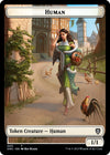 Image for Human // Spirit Double-Sided Token (Commander: Phyrexia: All Will Be One) (5 // 9) - Magic: The Gathering