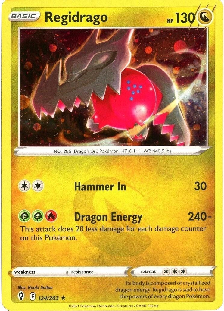 Image for Regidrago - 124/203 (Cosmos Holo) (Miscellaneous Cards & Products) (124/203) - Pokemon