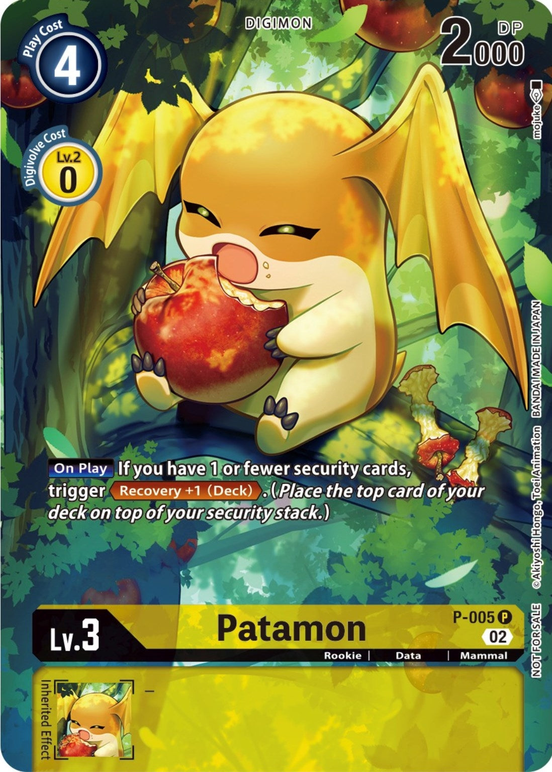 Image for Patamon (Digimon Illustration Competition Pack 2022) (BT11) (5)