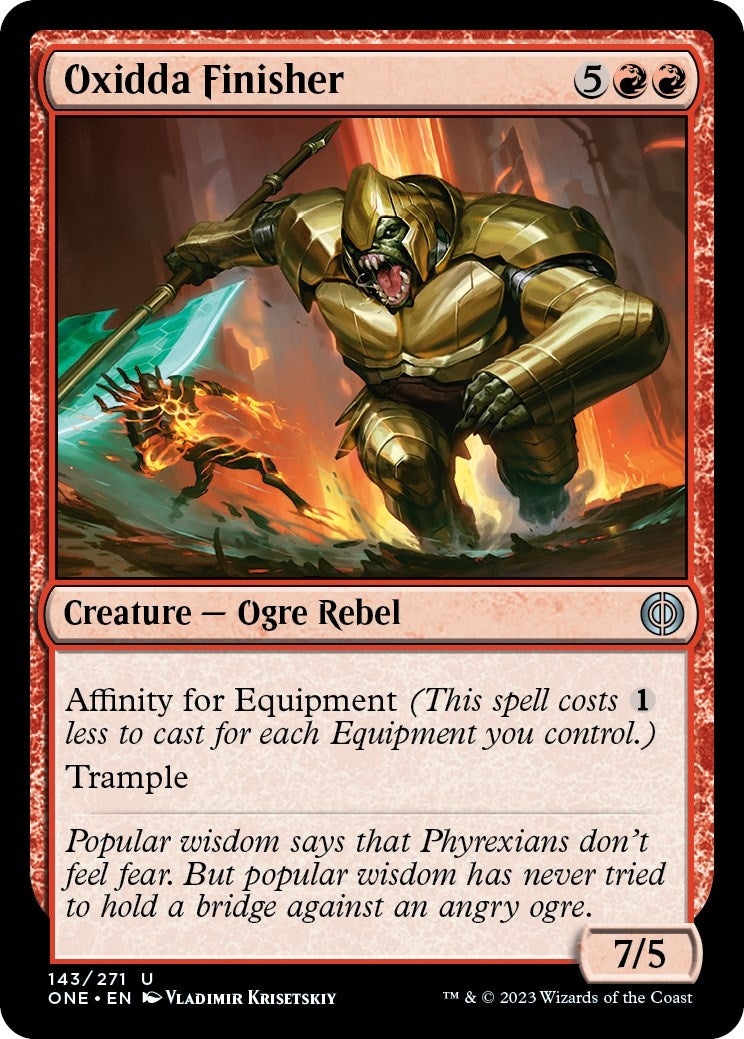 Image for Oxidda Finisher (Phyrexia: All Will Be One) (143) - Magic: The Gathering