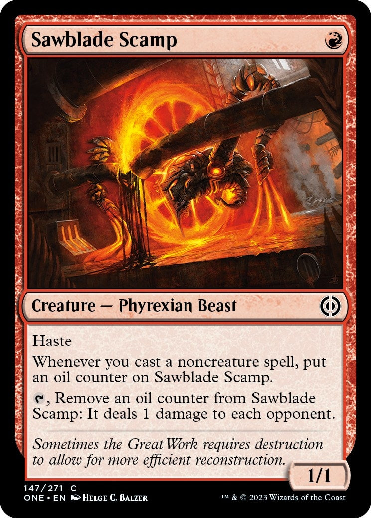 Image for Sawblade Scamp (Phyrexia: All Will Be One) (147) - Magic: The Gathering