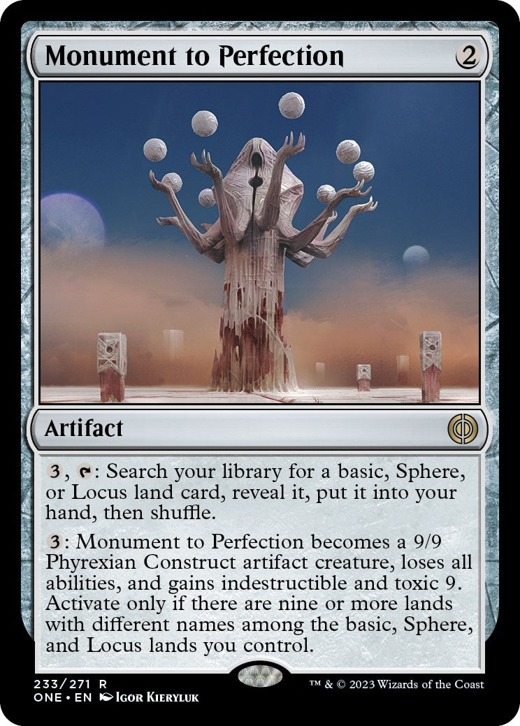 Image for Monument to Perfection (Phyrexia: All Will Be One) (233) - Magic: The Gathering