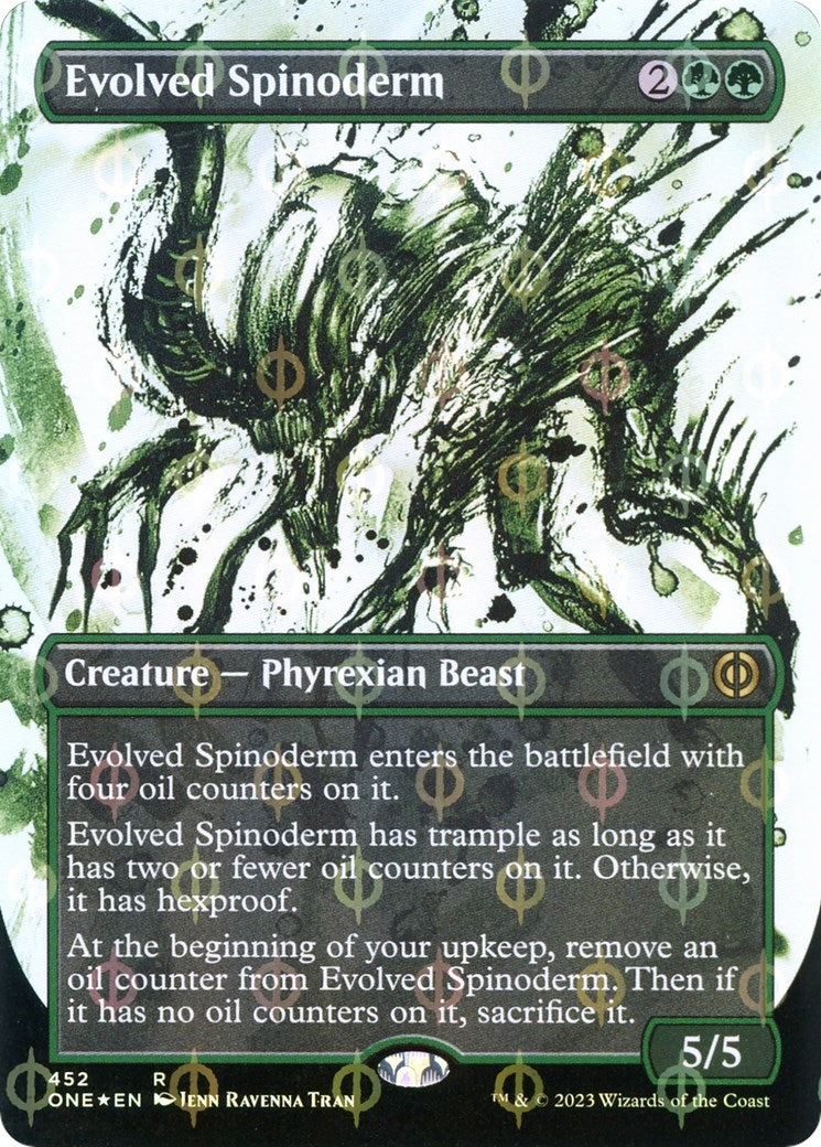 Image for Evolved Spinoderm (Showcase) (Step-and-Compleat Foil) (Phyrexia: All Will Be One) (452) - Magic: The Gathering