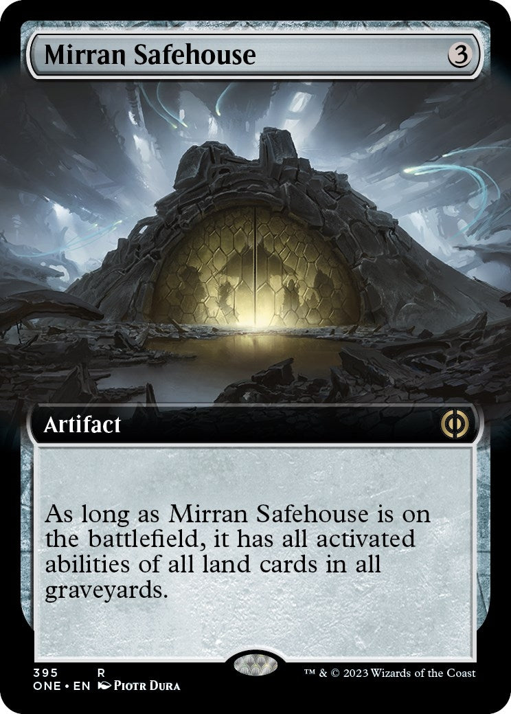 Image for Mirran Safehouse (Extended Art) (Phyrexia: All Will Be One) (395) - Magic: The Gathering
