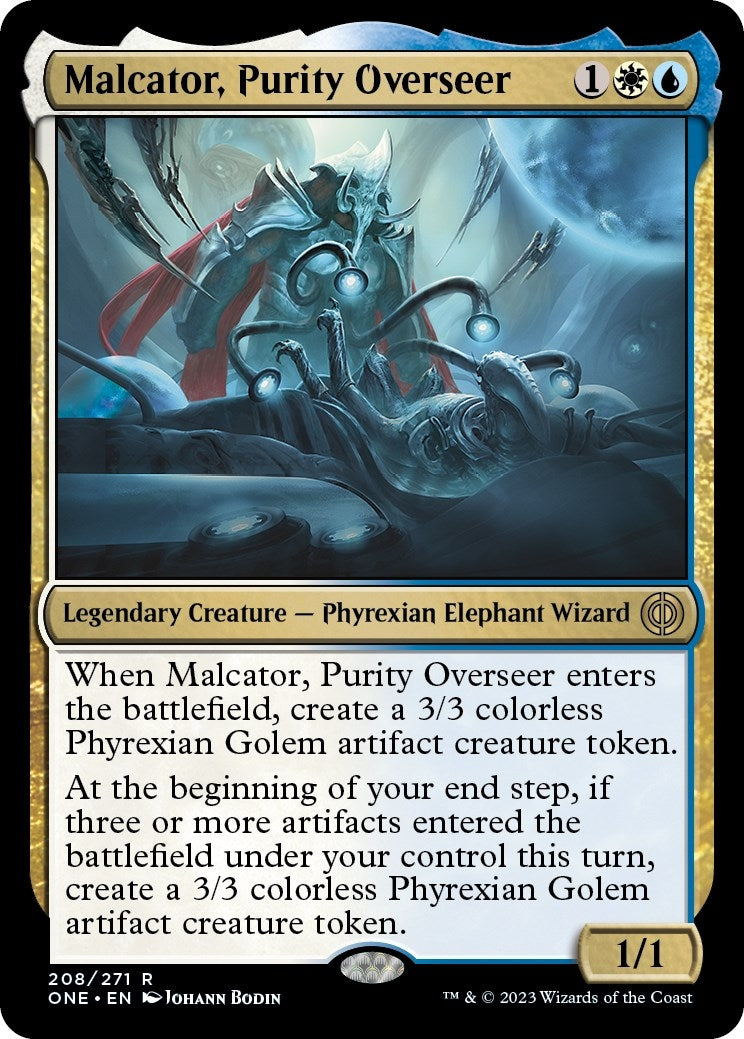 Image for Malcator, Purity Overseer (Phyrexia: All Will Be One) (208) - Magic: The Gathering