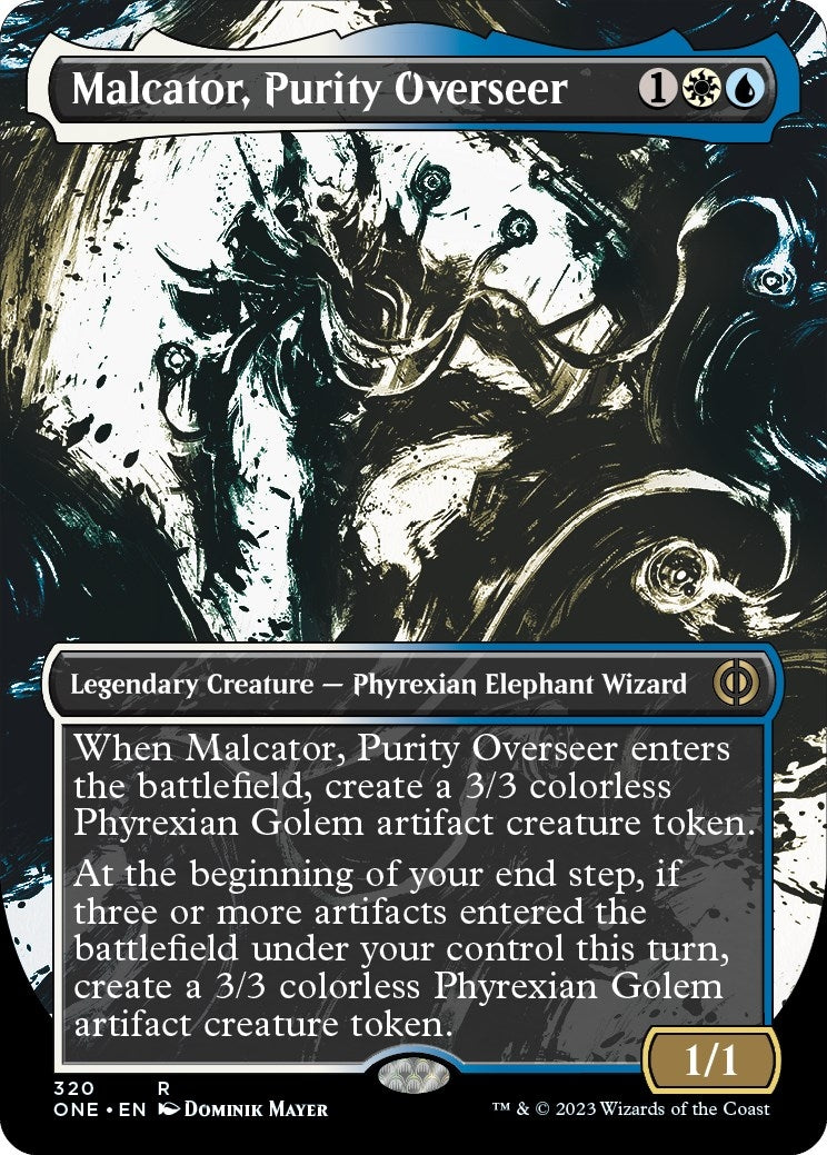Image for Malcator, Purity Overseer (Showcase) (Phyrexia: All Will Be One) (320) - Magic: The Gathering