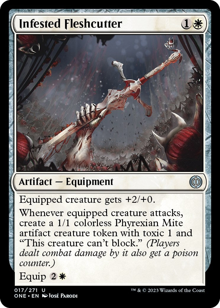 Image for Infested Fleshcutter (Phyrexia: All Will Be One) (17) - Magic: The Gathering