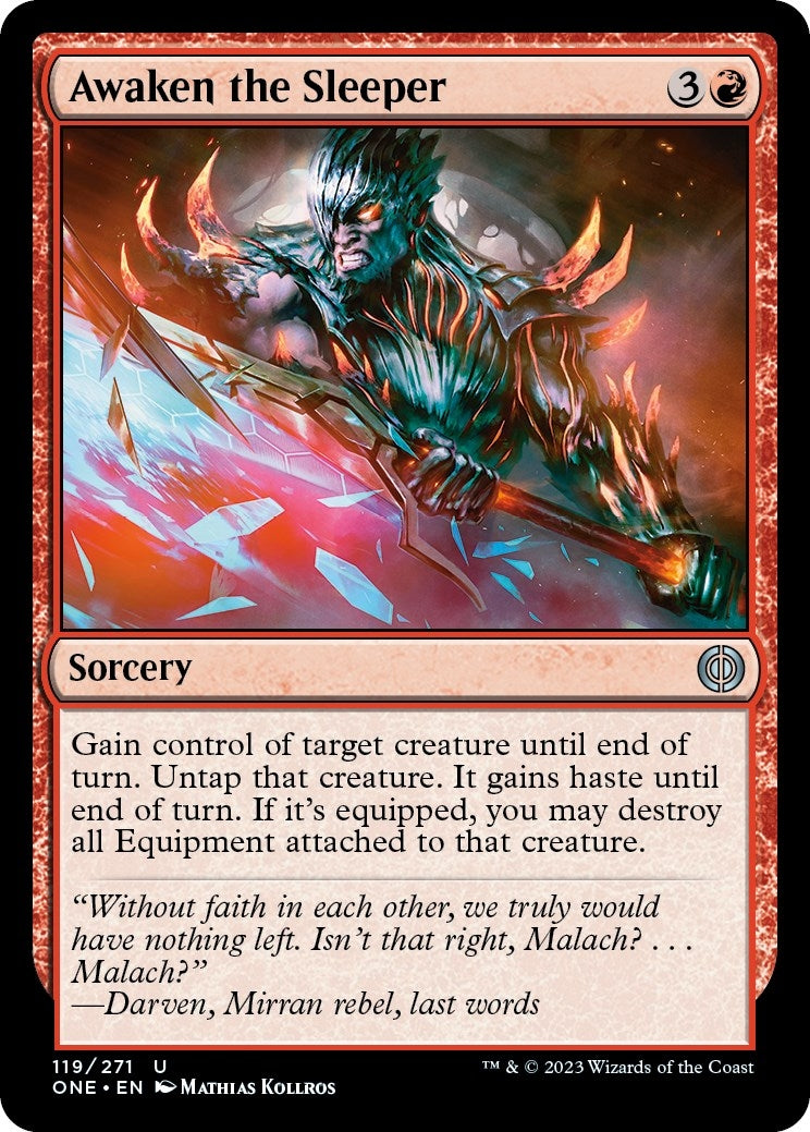 Image for Awaken the Sleeper (Phyrexia: All Will Be One) (119) - Magic: The Gathering