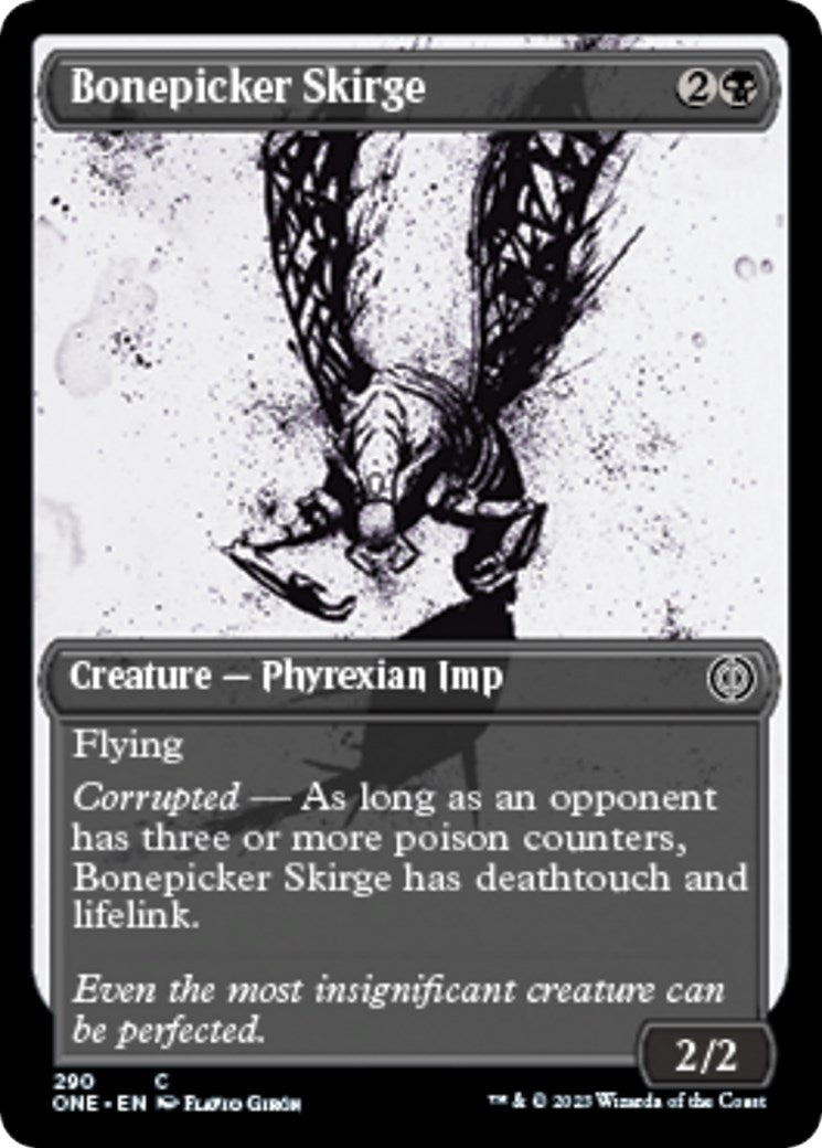 Image for Bonepicker Skirge (Showcase) (Phyrexia: All Will Be One) (290) - Magic: The Gathering