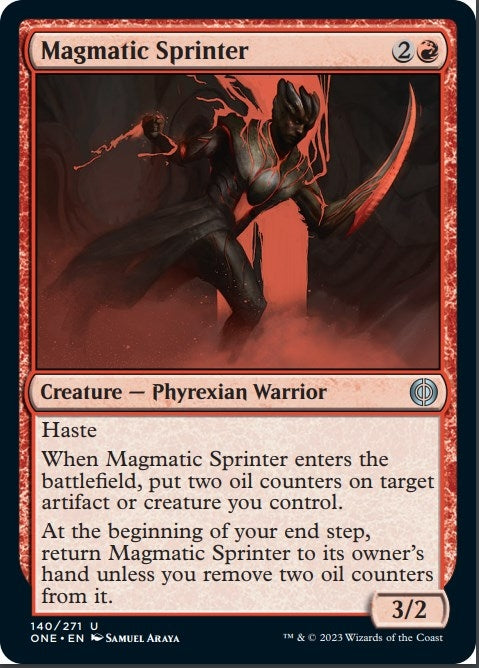 Image for Magmatic Sprinter (Phyrexia: All Will Be One) (140) - Magic: The Gathering