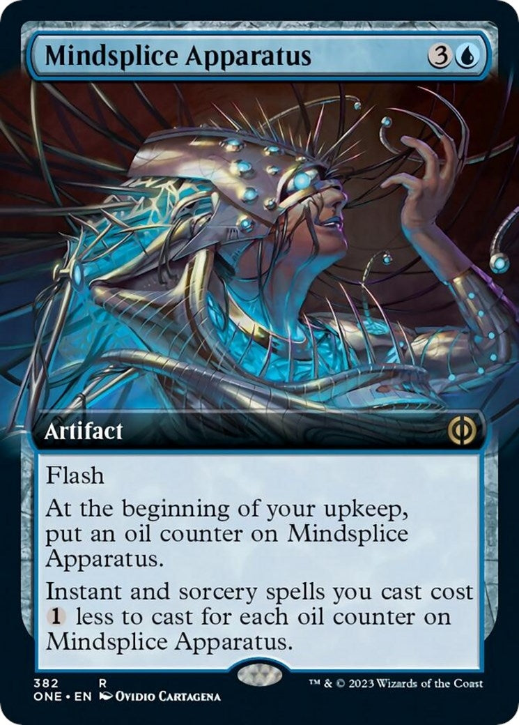 Image for Mindsplice Apparatus (Extended Art) (Phyrexia: All Will Be One) (382) - Magic: The Gathering