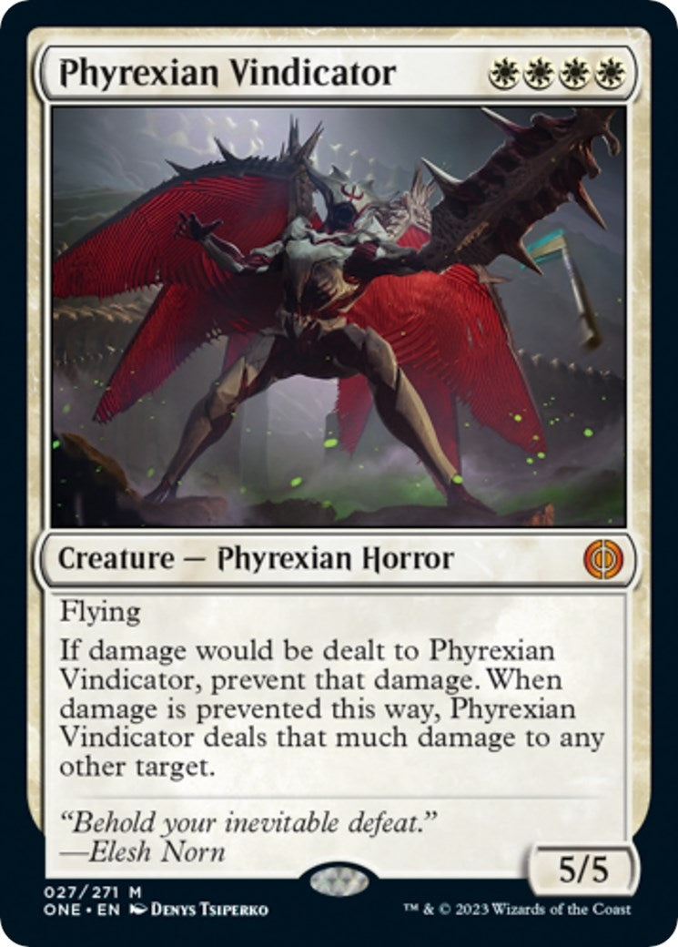 Image for Phyrexian Vindicator (Phyrexia: All Will Be One) (27) - Magic: The Gathering
