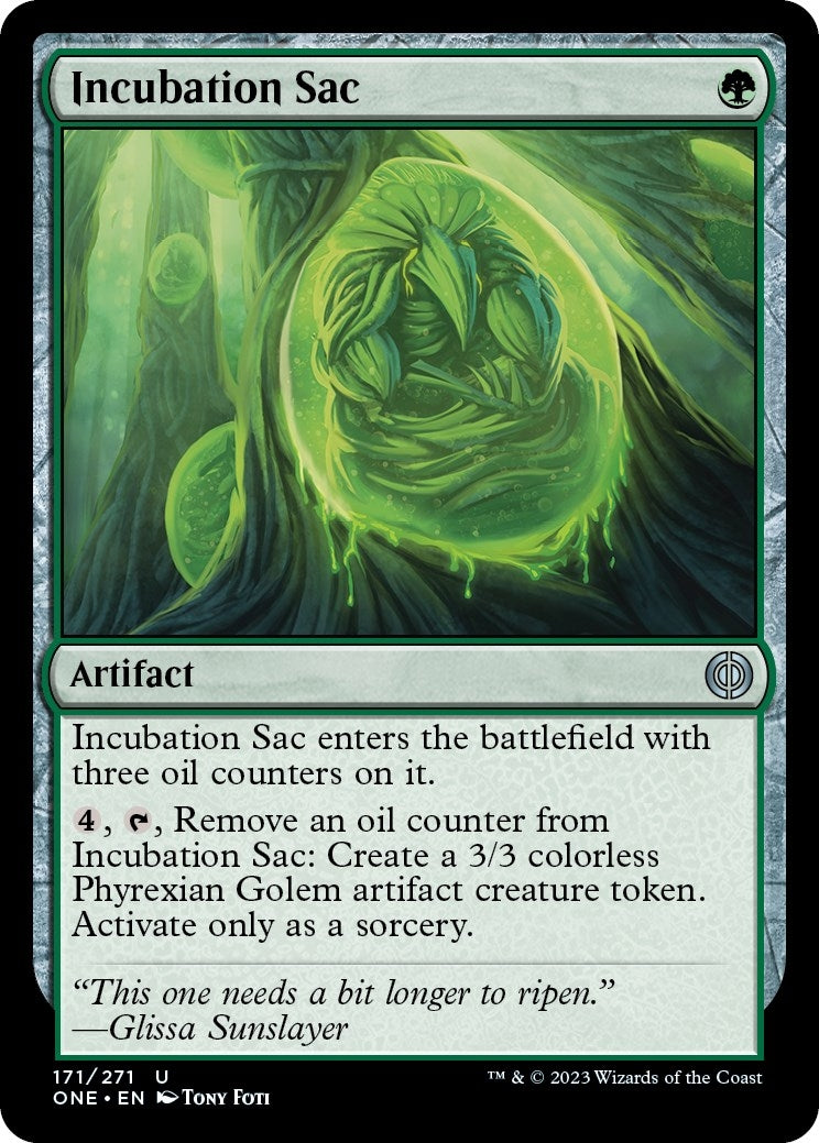 Image for Incubation Sac (Phyrexia: All Will Be One) (171) - Magic: The Gathering