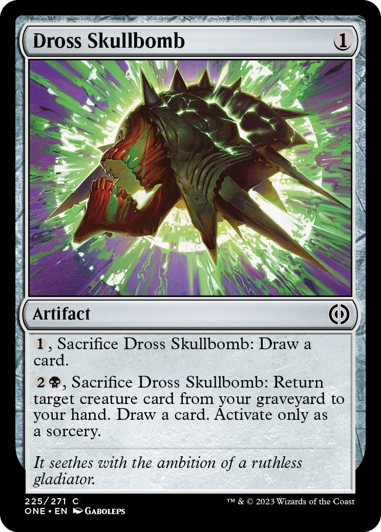 Image for Dross Skullbomb (Phyrexia: All Will Be One) (225) - Magic: The Gathering