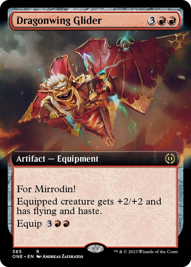 Image for Dragonwing Glider (Extended Art) (Phyrexia: All Will Be One) (385) - Magic: The Gathering