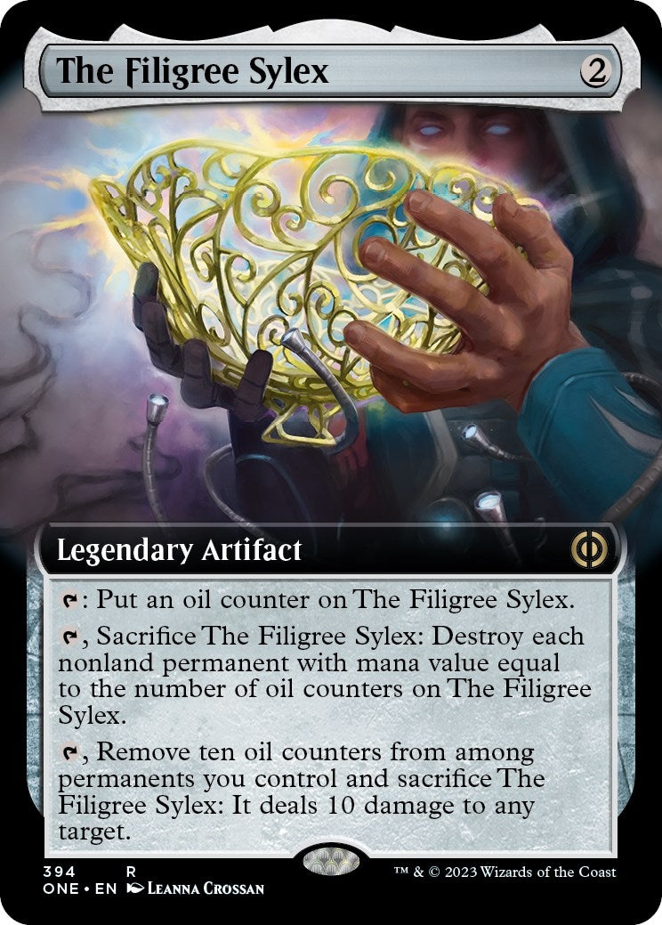 Image for The Filigree Sylex (Extended Art) (Phyrexia: All Will Be One) (394) - Magic: The Gathering