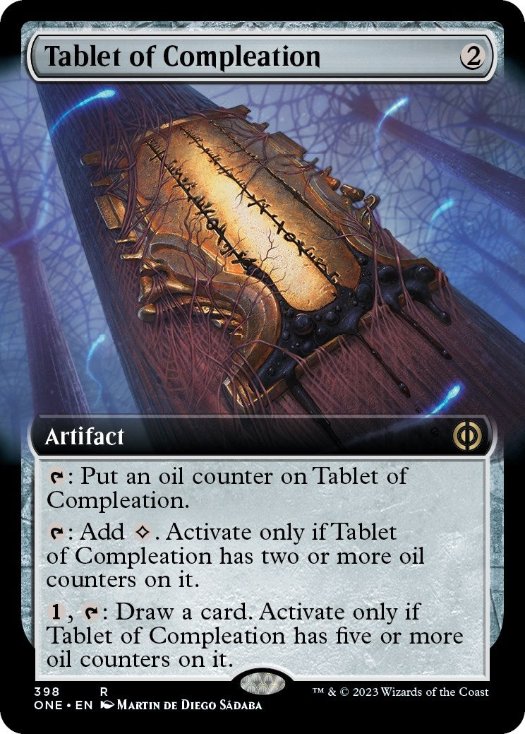 Image for Tablet of Compleation (Extended Art) (Phyrexia: All Will Be One) (398) - Magic: The Gathering