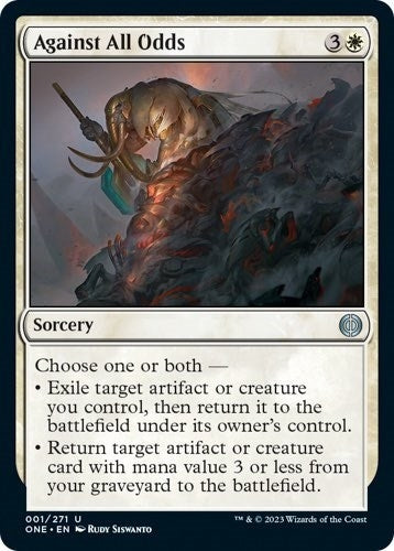 Image for Against All Odds (Phyrexia: All Will Be One) (1) - Magic: The Gathering