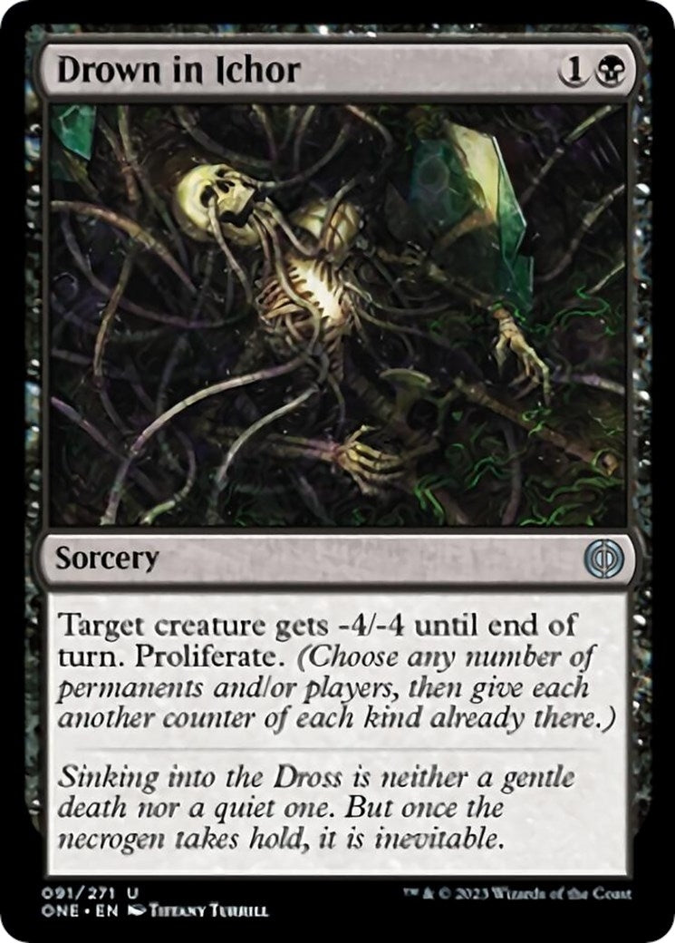 Image for Drown in Ichor (Phyrexia: All Will Be One) (91) - Magic: The Gathering