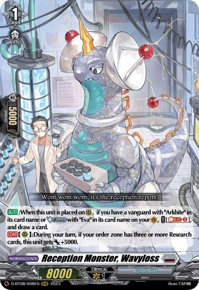 Image for Reception Monster, Wavyloss (D-BT08: Minerva Rising) (D-BT08/006EN) - Cardfight Vanguard