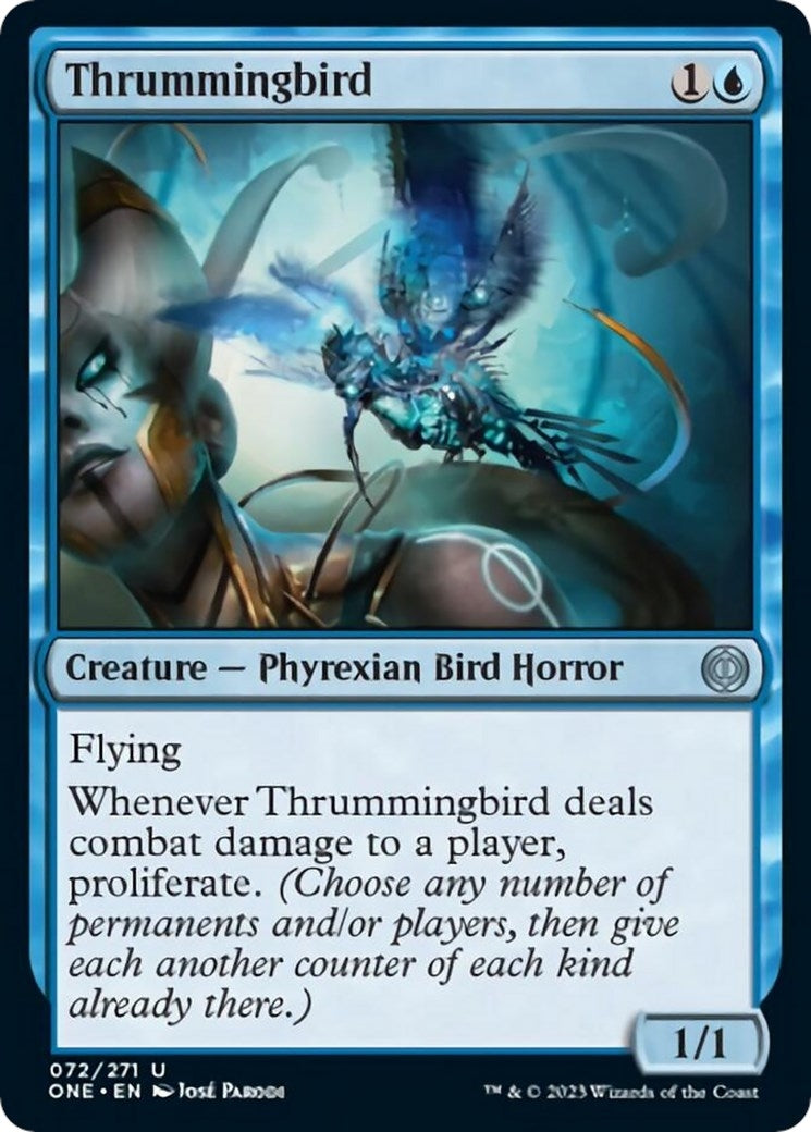 Image for Thrummingbird (Phyrexia: All Will Be One) (72) - Magic: The Gathering