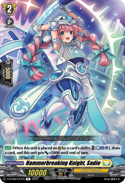 Image for Hammerbreaking Knight, Sadie (D-BT08: Minerva Rising) (D-BT08/047EN) - Cardfight Vanguard