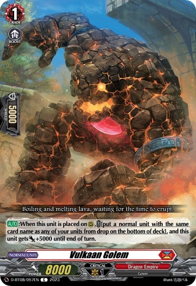 Image for Vulkaan Golem (D-BT08: Minerva Rising) (D-BT08/057EN) - Cardfight Vanguard