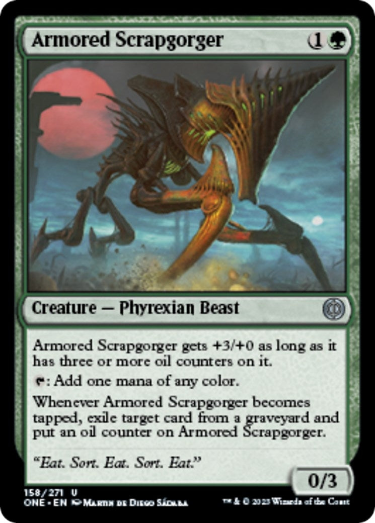 Image for Armored Scrapgorger (Phyrexia: All Will Be One) (158) - Magic: The Gathering