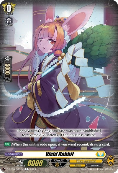 Image for Vivid Rabbit (D-BT08: Minerva Rising) (D-BT08/085EN) - Cardfight Vanguard