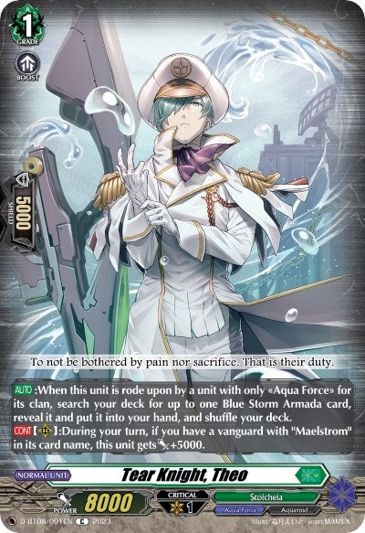 Image for Tear Knight, Theo (D-BT08: Minerva Rising) (D-BT08/091EN) - Cardfight Vanguard