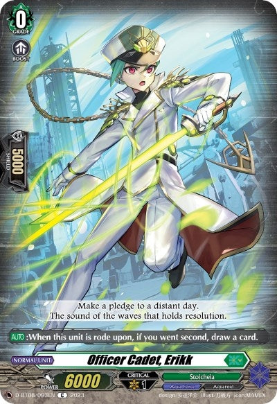 Image for Officer Cadet, Erikk (D-BT08: Minerva Rising) (D-BT08/093EN) - Cardfight Vanguard