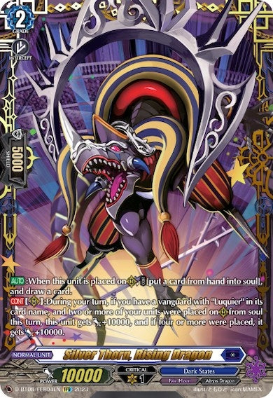 Image for Silver Thorn, Rising Dragon (FFR) (D-BT08: Minerva Rising) (D-BT08/FFR04EN) - Cardfight Vanguard