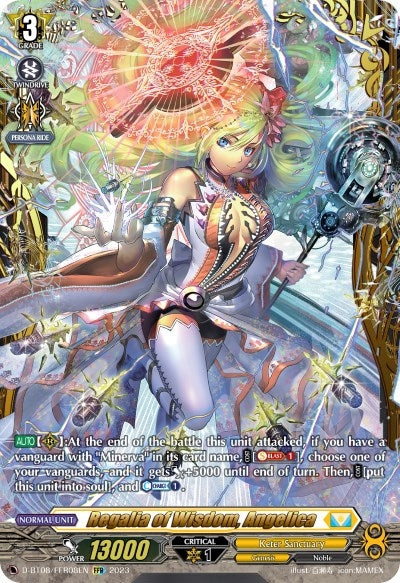 Image for Regalia of Wisdom, Angelica (FFR) (D-BT08: Minerva Rising) (D-BT08/FFR08EN) - Cardfight Vanguard