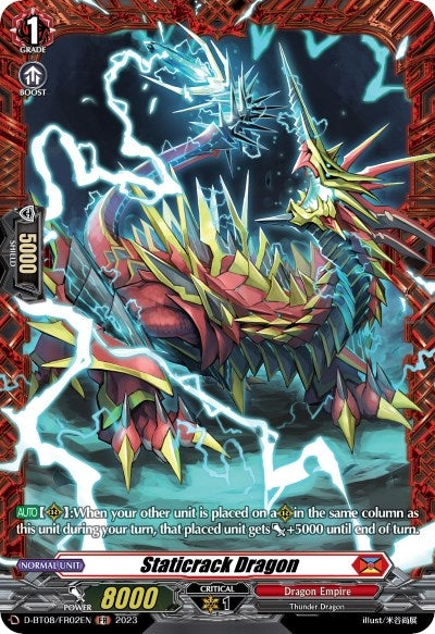 Image for Staticrack Dragon (FR) (D-BT08: Minerva Rising) (D-BT08/FR02EN) - Cardfight Vanguard