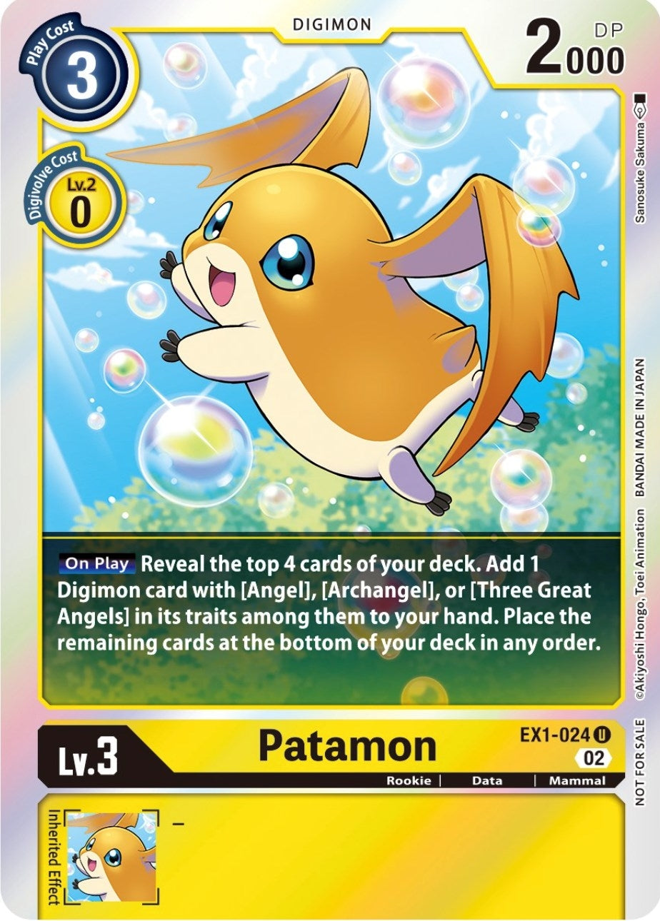 Image for Patamon (Official Tournament Pack Vol.8) (EX01) (1024)