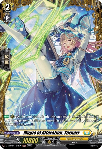 Image for Magic of Alteration, Turnarr (FR) (D-BT08: Minerva Rising) (D-BT08/FR23EN) - Cardfight Vanguard