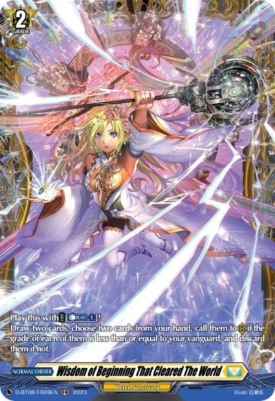 Image for Wisdom of Beginning That Cleared The World (FR) (D-BT08: Minerva Rising) (D-BT08/FR28EN) - Cardfight Vanguard