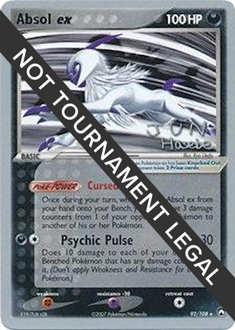 Image for Absol ex - 2007 (Jun Hasebe) (World Championship Decks) (92/108) - Pokemon