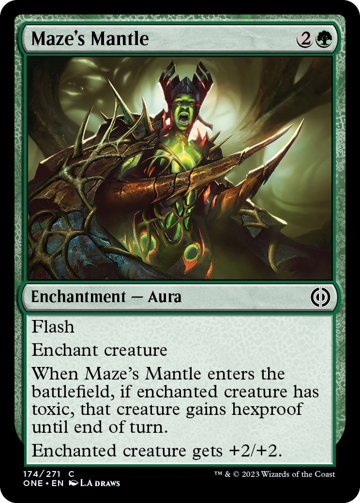Image for Maze's Mantle (Phyrexia: All Will Be One) (174) - Magic: The Gathering
