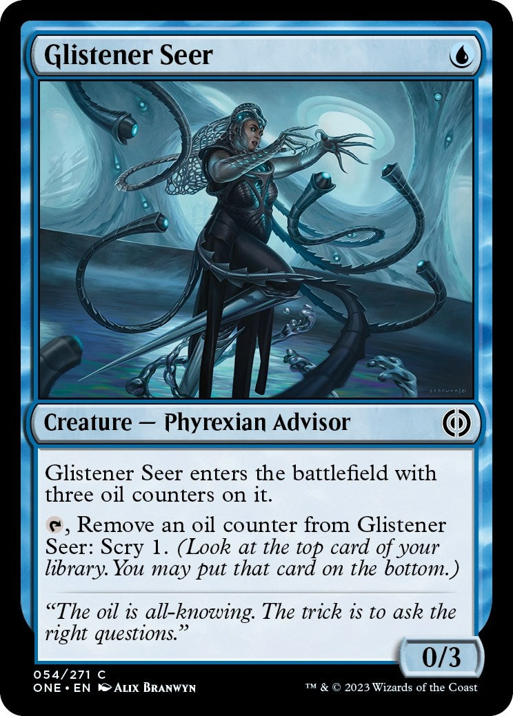 Image for Glistener Seer (Phyrexia: All Will Be One) (54) - Magic: The Gathering