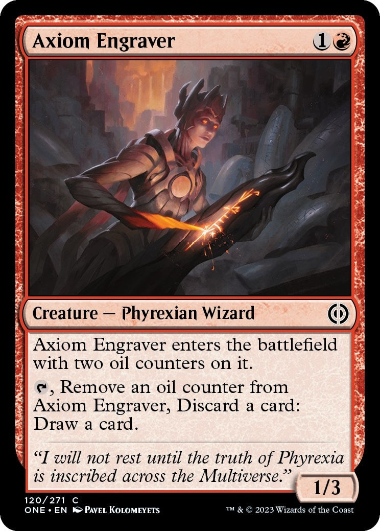 Image for Axiom Engraver (Phyrexia: All Will Be One) (120) - Magic: The Gathering