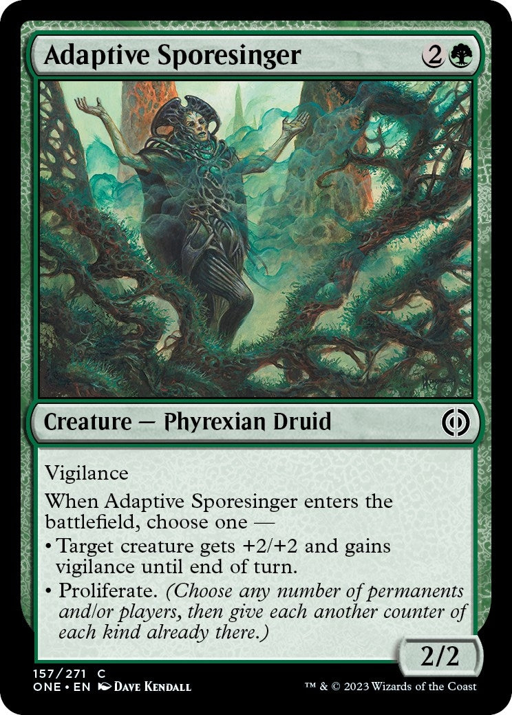 Image for Adaptive Sporesinger (Phyrexia: All Will Be One) (157) - Magic: The Gathering