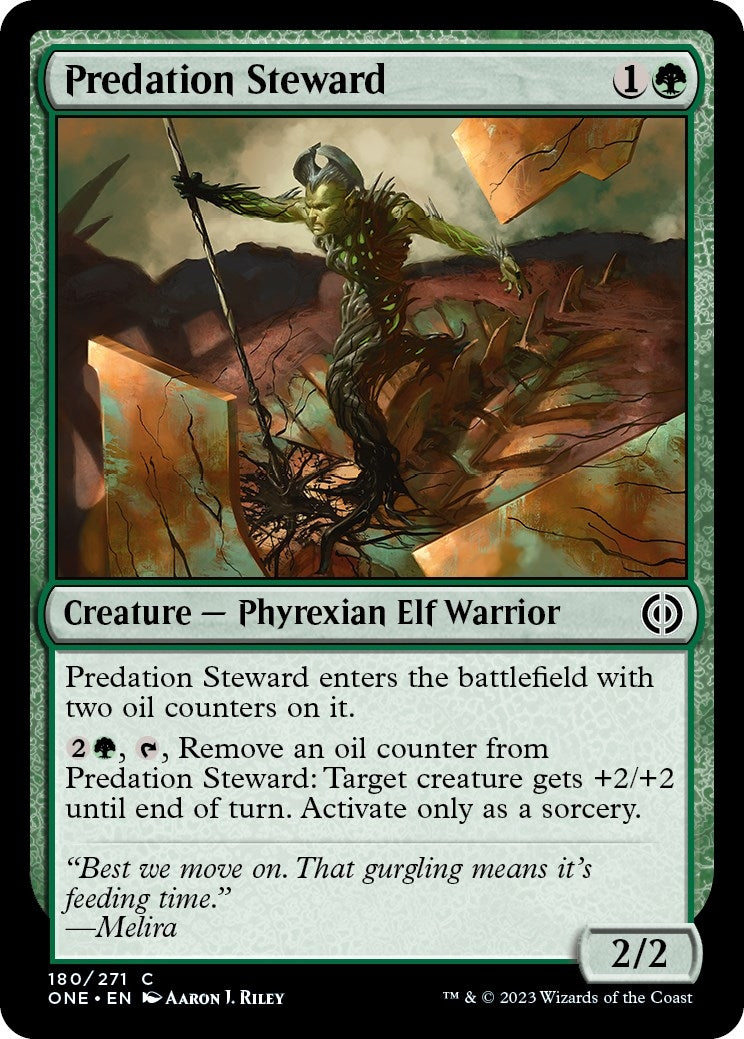 Image for Predation Steward (Phyrexia: All Will Be One) (180) - Magic: The Gathering
