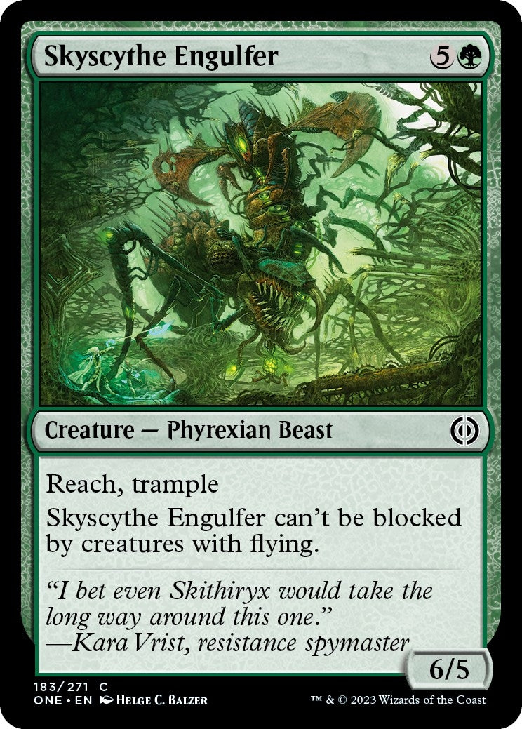 Image for Skyscythe Engulfer (Phyrexia: All Will Be One) (183) - Magic: The Gathering