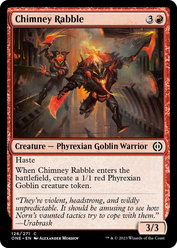 Image for Chimney Rabble (Phyrexia: All Will Be One) (126) - Magic: The Gathering