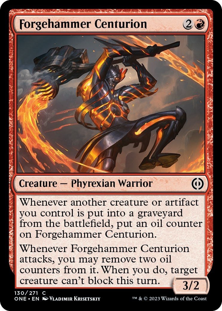 Image for Forgehammer Centurion (Phyrexia: All Will Be One) (130) - Magic: The Gathering