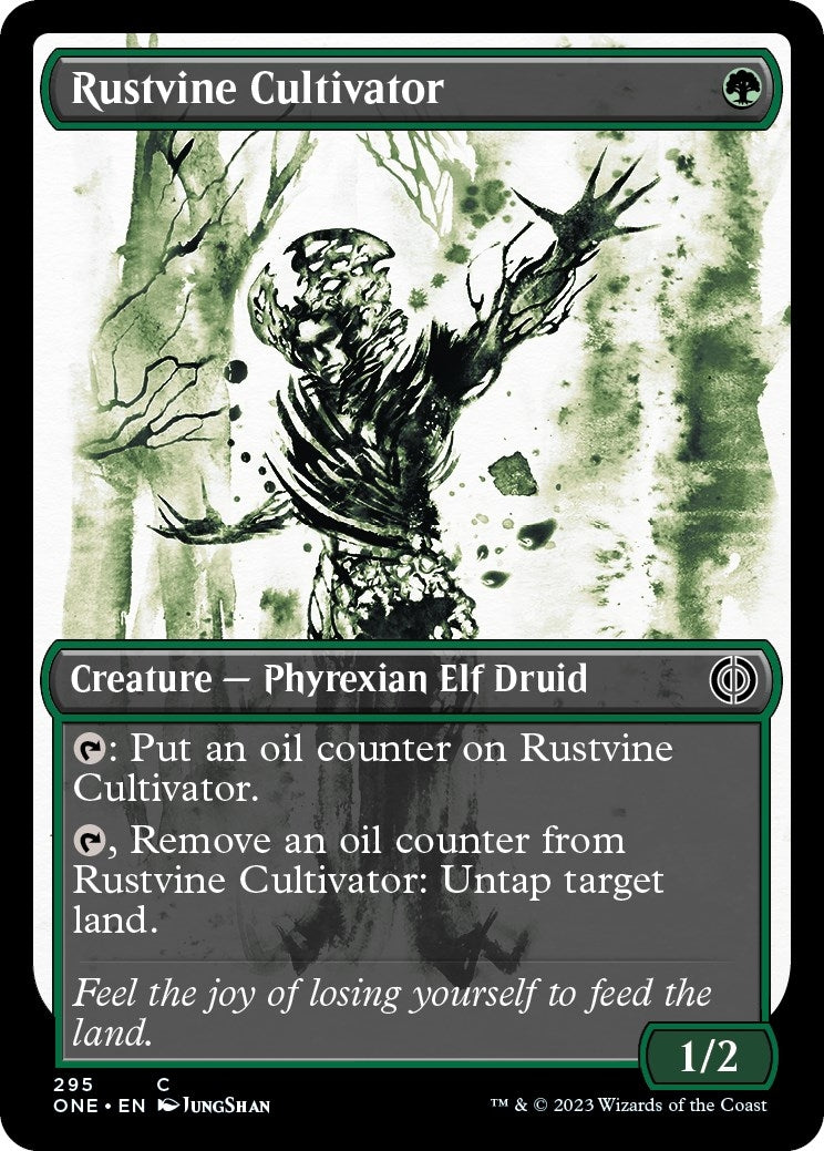 Image for Rustvine Cultivator (Showcase) (Phyrexia: All Will Be One) (295) - Magic: The Gathering