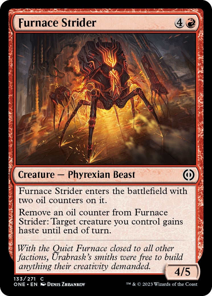 Image for Furnace Strider (Phyrexia: All Will Be One) (133) - Magic: The Gathering
