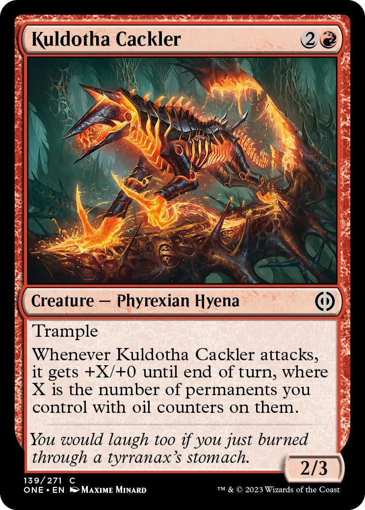 Image for Kuldotha Cackler (Phyrexia: All Will Be One) (139) - Magic: The Gathering